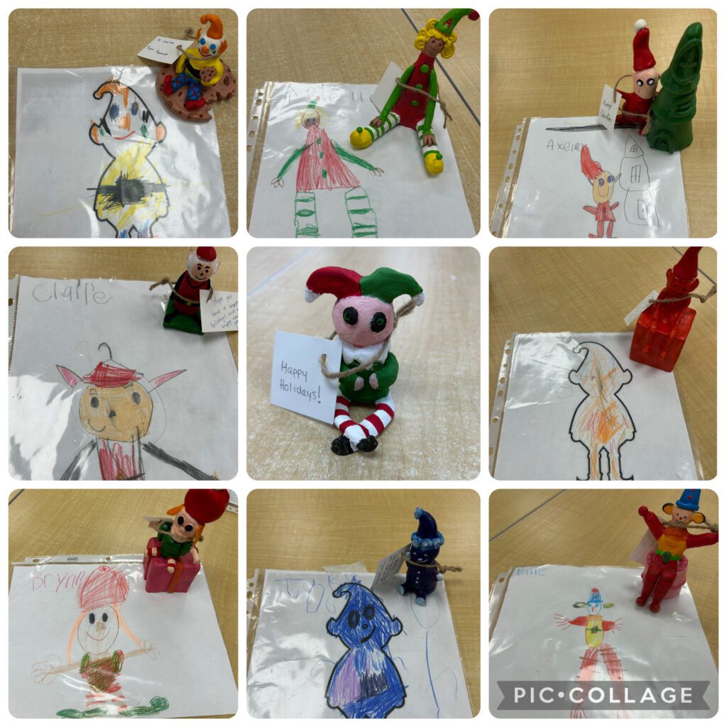 Collaboration between elementary and secondary school brings students’ artwork to life